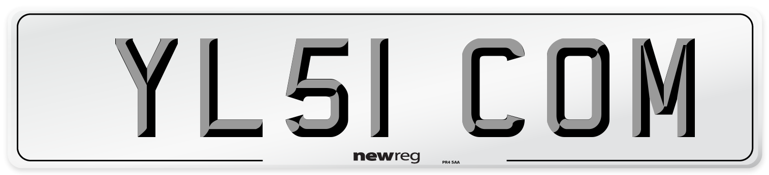 YL51 COM Number Plate from New Reg